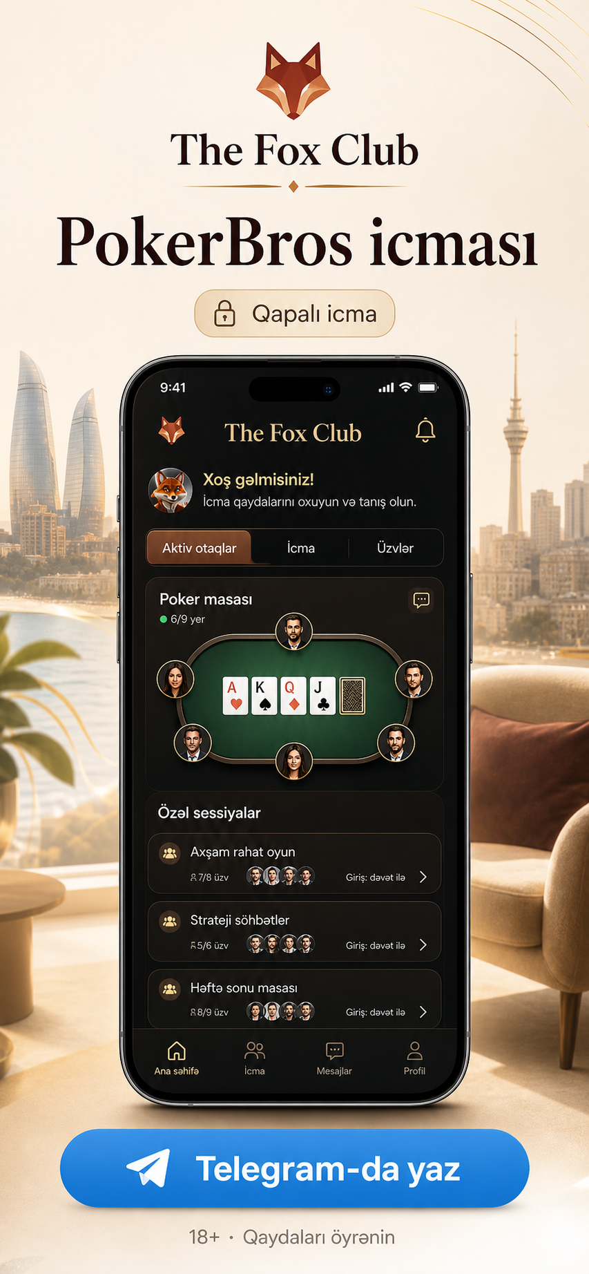 The Fox Club PokerBros icmasД±